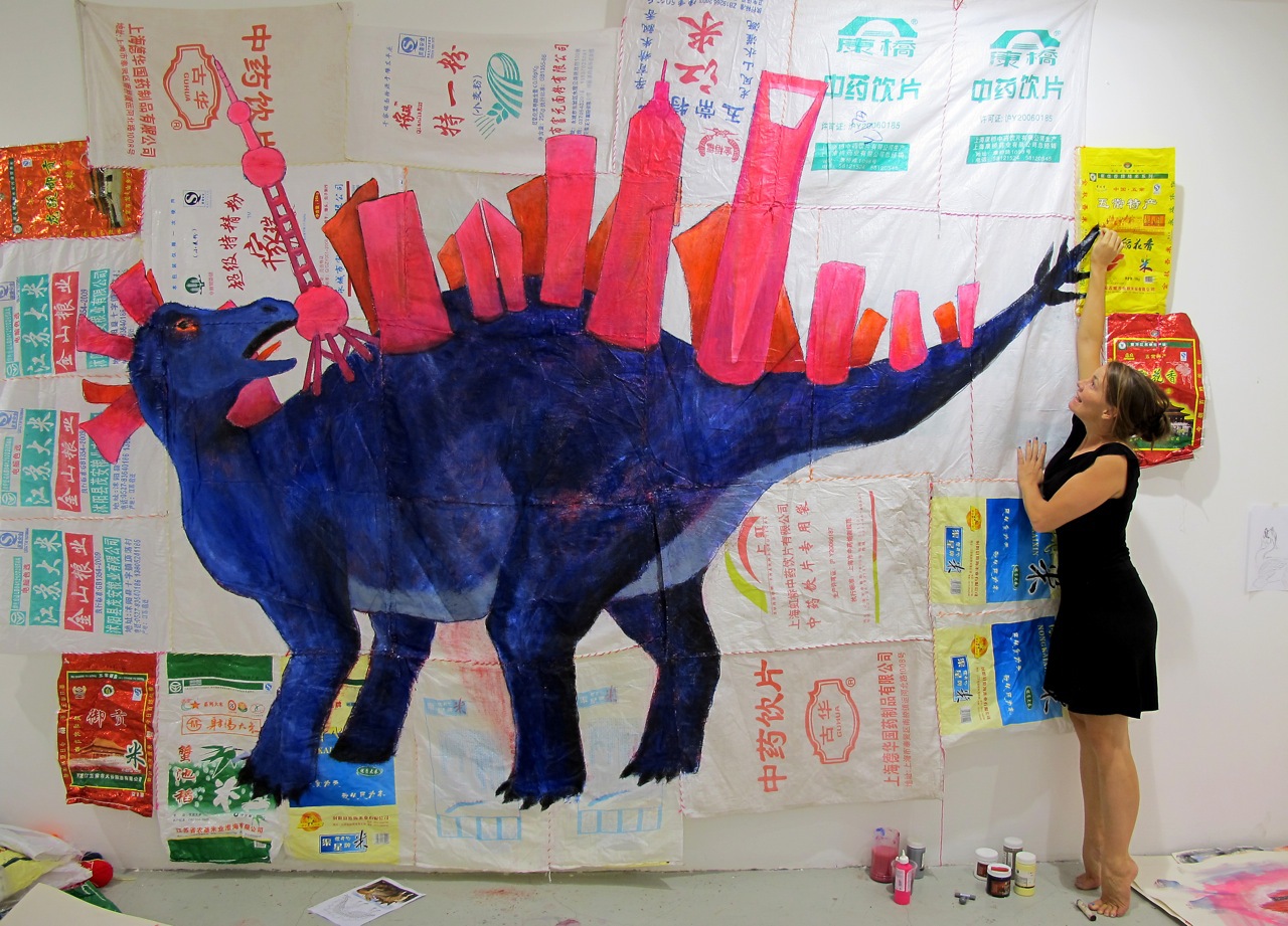 HUSAR and pudongosaurus Shanghai 2010 by Susanne Junker