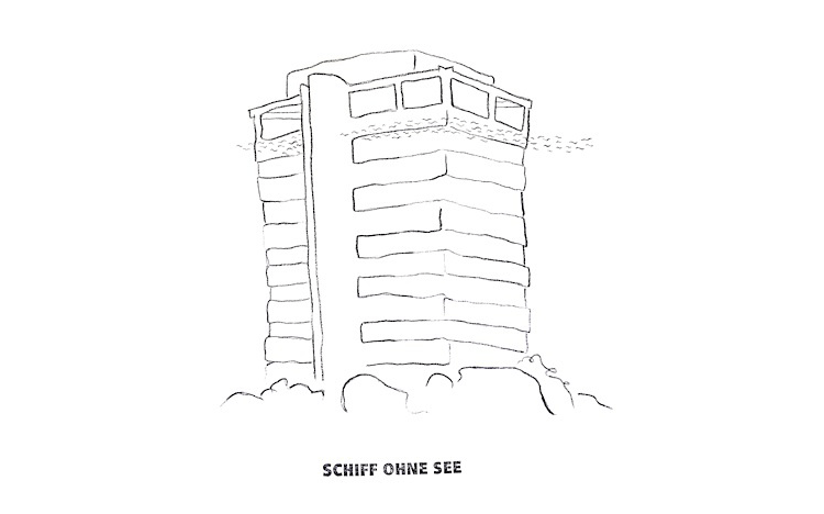 Schiff Ohne See Sketch 03